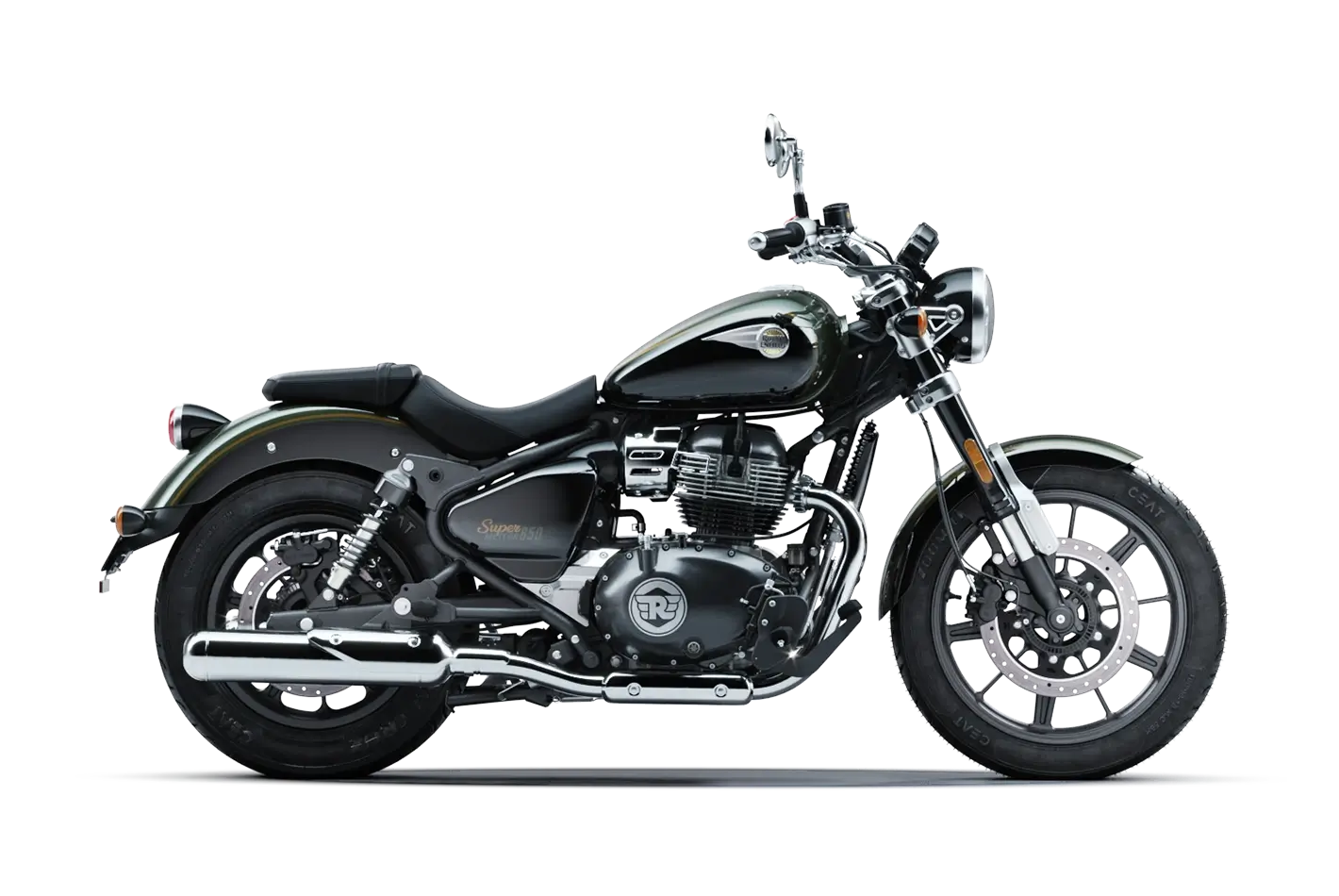 Royal Enfield Super Meteor 650 in Interstellar Green